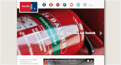 Desktop Screenshot of brandschutz-balter.de
